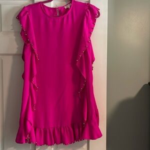 TCEC pink studded dress. Like new!